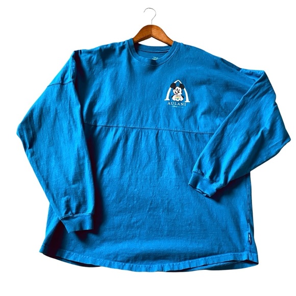Aulani Disney aloha love spirit jersey pride collection long sleeve t shirt blue - Picture 2 of 8